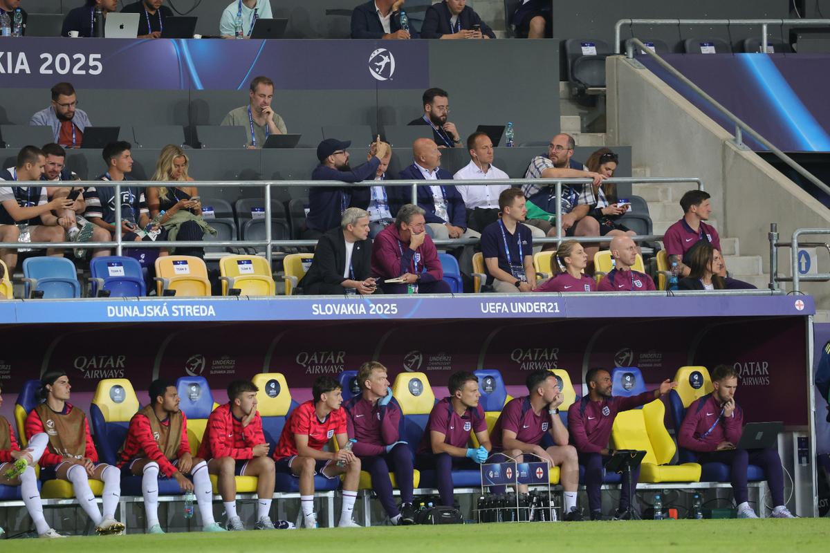 Staruri pe metru pătrat la banca tehnică a Angliei de la Europeanul U21: câștigători de Liga Campionilor și campioni din Premier League