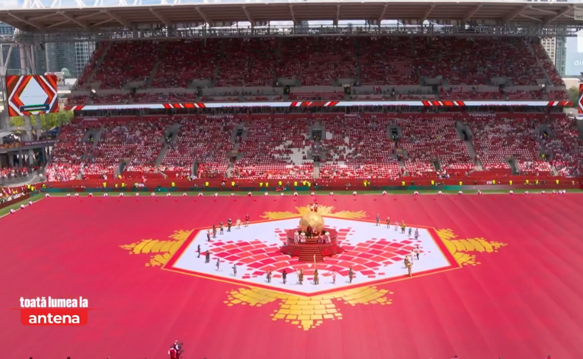 Canada - Bosnia, a doua ceremonie de deschidere a Mondialului