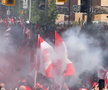 Fanii canadieni si cei bosniaci au dat nas în nas pe străzile din Toronto