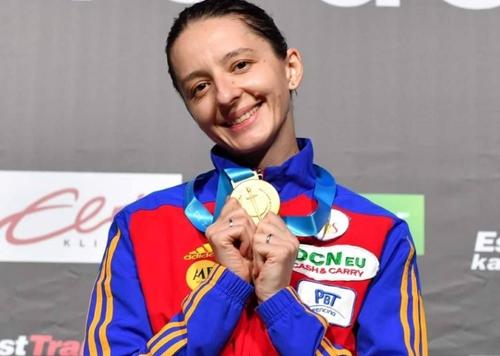 Ana Maria Popescu cuprima medalie a sezonului, cea de la Tallinn FOTO Augusto Bizzi