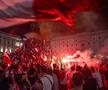 Fani italieni sărbătorind câștigarea EURO 2020