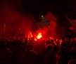 Fani italieni sărbătorind câștigarea EURO 2020