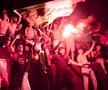 Fani italieni sărbătorind câștigarea EURO 2020