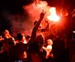 Fani italieni sărbătorind câștigarea EURO 2020