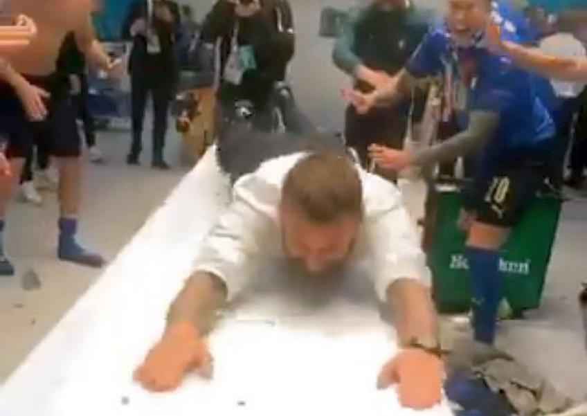 De Rossi, show în vestiar după câștigarea EURO 2020