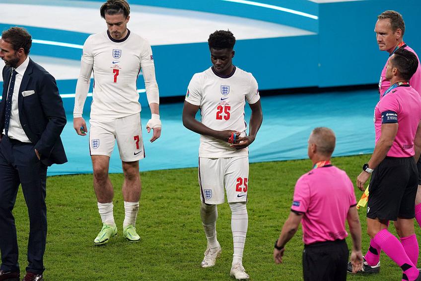 Bukayo Saka a ratat penalty-ul decisiv în finala EURO // FOTO: Imago