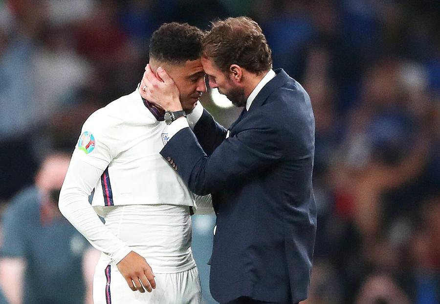Sancho, consolat de Gareth Southgate, după finala pierdută la Euro 2020, foto: Imago Regina îi pregătește o mare surpriză lui Gareth Southgate