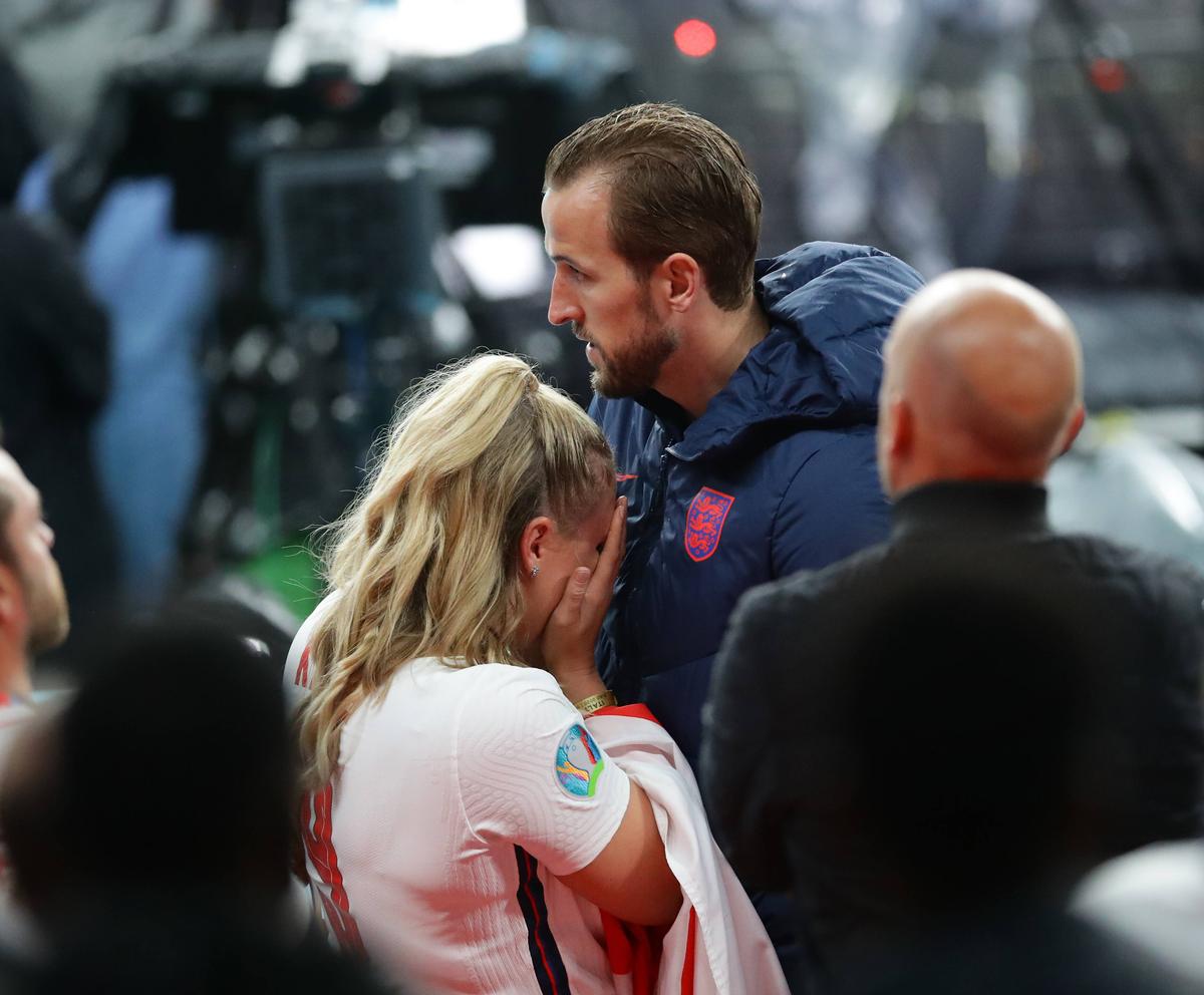 Harry Kane - soție - final EURO 2020