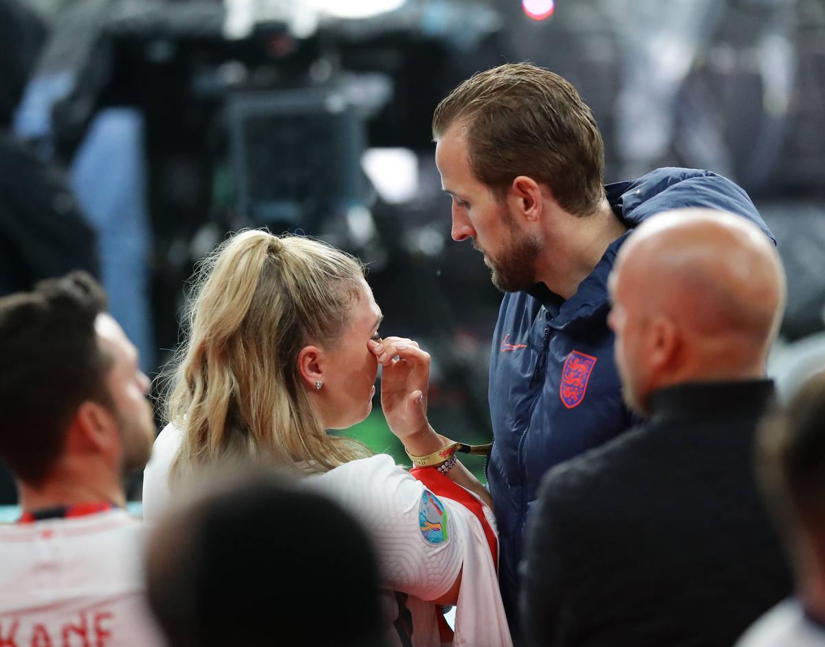 Harry Kane - soție - final EURO 2020