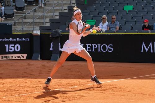 Andrea Petkovic în acțiune la Hamburg FOTO Iamgo Images