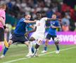 Faultul comis de Giorgio Chiellini asupra lui Saka în Italia - Anglia // foto: Guliver/gettyimages
