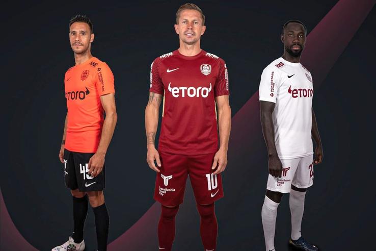 CFR Cluj și-a prezentat noul echipament / Sursă foto: Facebook@ CFR Cluj