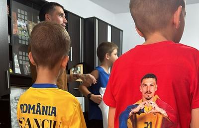Nicolae Stanciu s-a întors acasă! Căpitanul României a avut parte de o surpriză emoționantă