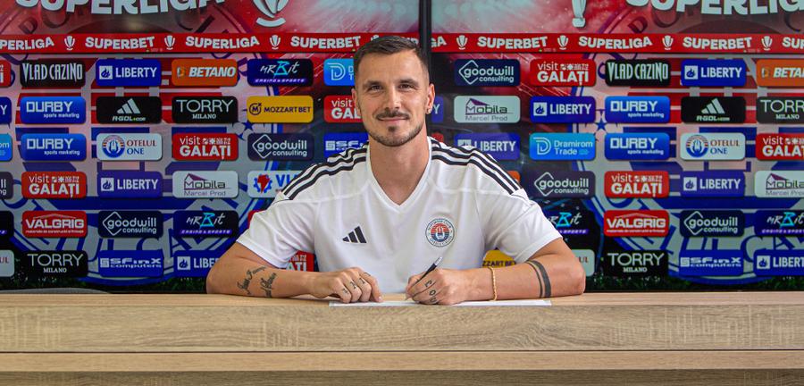 Oțelul Galați l-a prezentat pe Josip Tomasevic Transfer oficial la Oțelul, în ziua în care începe Superliga » A 10-a mutare a lui Dorinel Munteanu în această vară