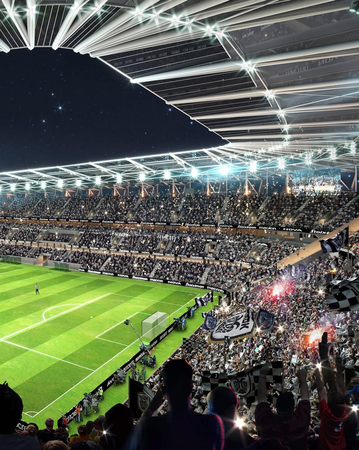 PAOK a dezvăluit planurile pentru noul stadion revoluționar: „Mai mult decât un teren de fotbal” » Ce se întâmplă cu celebra „Gate 4”