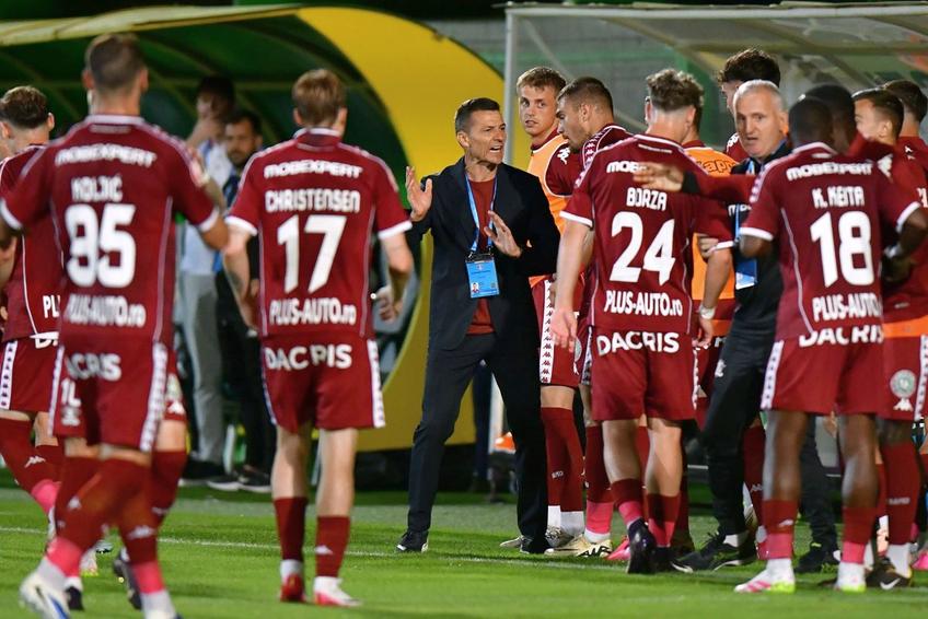 Constantin Gâlcă a debutat cu victorie la Rapid, 2-0 pe terenul lui FC Argeș. Jocul n-a mulțumit însă pe toată lumea / FOTO: Cristi Preda (GSP)