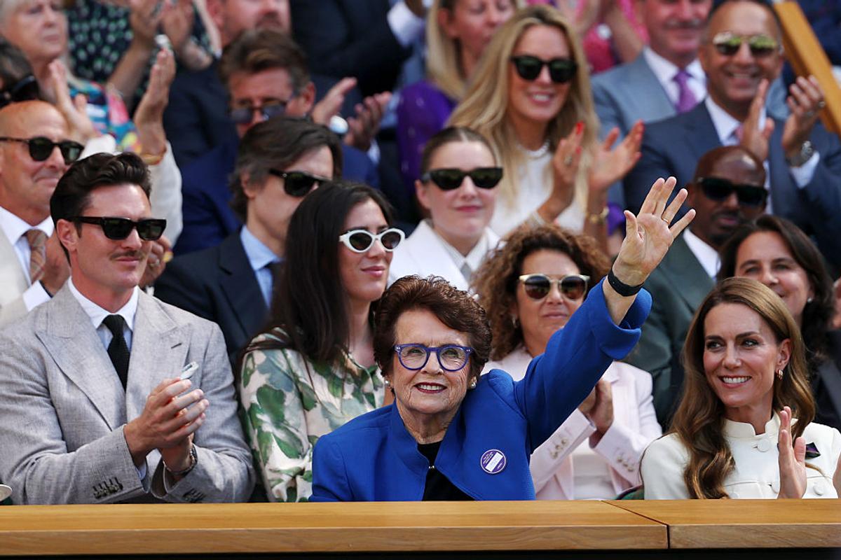 Imagini COLOSALE din loja regală de la Wimbledon » Simona Halep, lângă Prințesa Kate Middleton în timpul finalei feminine