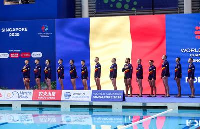 Naționala de polo a României a fost depășită clar de Italia în primul meci de la Campionatele Mondiale de Natație de la Singapore