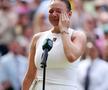 Amanda Anisimova, în lacrimi la finala Wimbledon // FOTO: Guliver/GettyImages