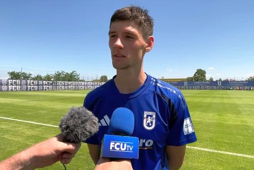 Vladislav Blănuță ar accepta instant o ofertă din Serie A. FOTO: captură Facebook @Fotbal Club Universitatea 1948
