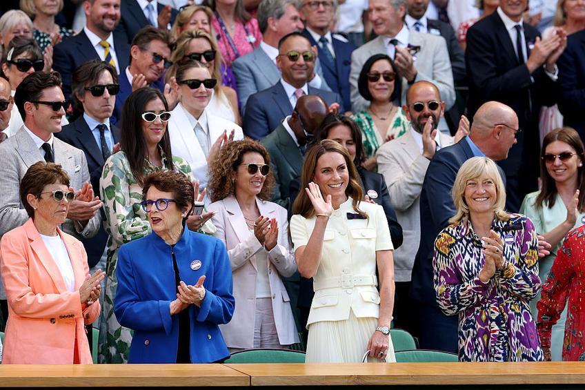 Kate Middleton, în lojă la finala feminină de la Wimbledon