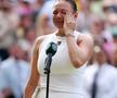 Amanda Anisimova, în lacrimi la finala Wimbledon // FOTO: Guliver/GettyImages