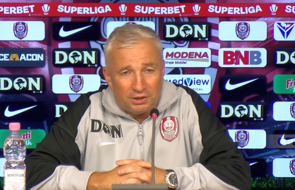 Dan Petrescu, întrebat direct în conferință despre situația lui Louis Munteanu