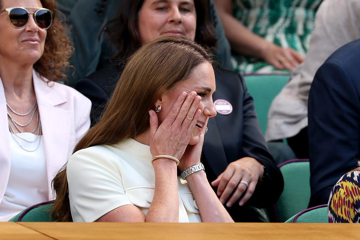 Kate Middleton, prințesa de Wales, și Simona Halep la finala Wimbledon 2025