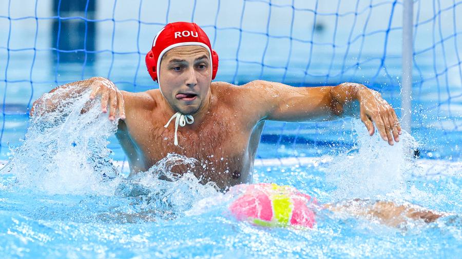 Naționala de polo a României a fost depășită clar de Italia în primul meci de la Campionatele Mondiale de Natație de la Singapore