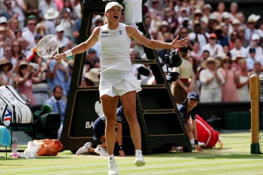Iga Swiatek, nemiloasă în finala Wimbledon/Foto: Imago Images