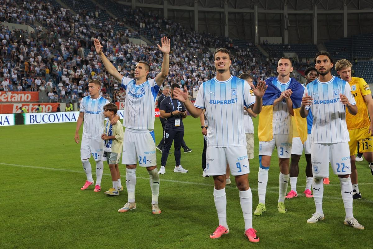 Imagini la finalul meciului Universitatea Craiova - U Cluj, Supercupa României