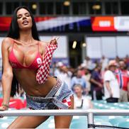 Ivana Knoll a atras toată atenția la Norvegia - Anglia/ Foto: Imago