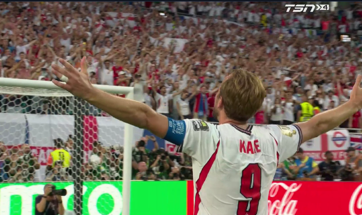 Imagini de la finalul meciului Norvegia - Anglia / FOTO: captură TV @TSN