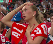 Imagini de la finalul meciului Norvegia - Anglia / FOTO: captură TV @TSN