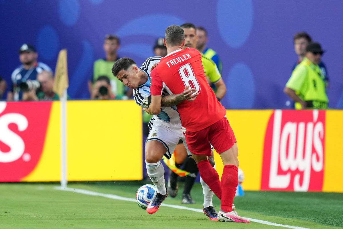 Argentina - Elveția 3-1 » Magia lui Alvarez și prostia lui Embolo o trimit pe Argentina în semifinalele Mondialului!