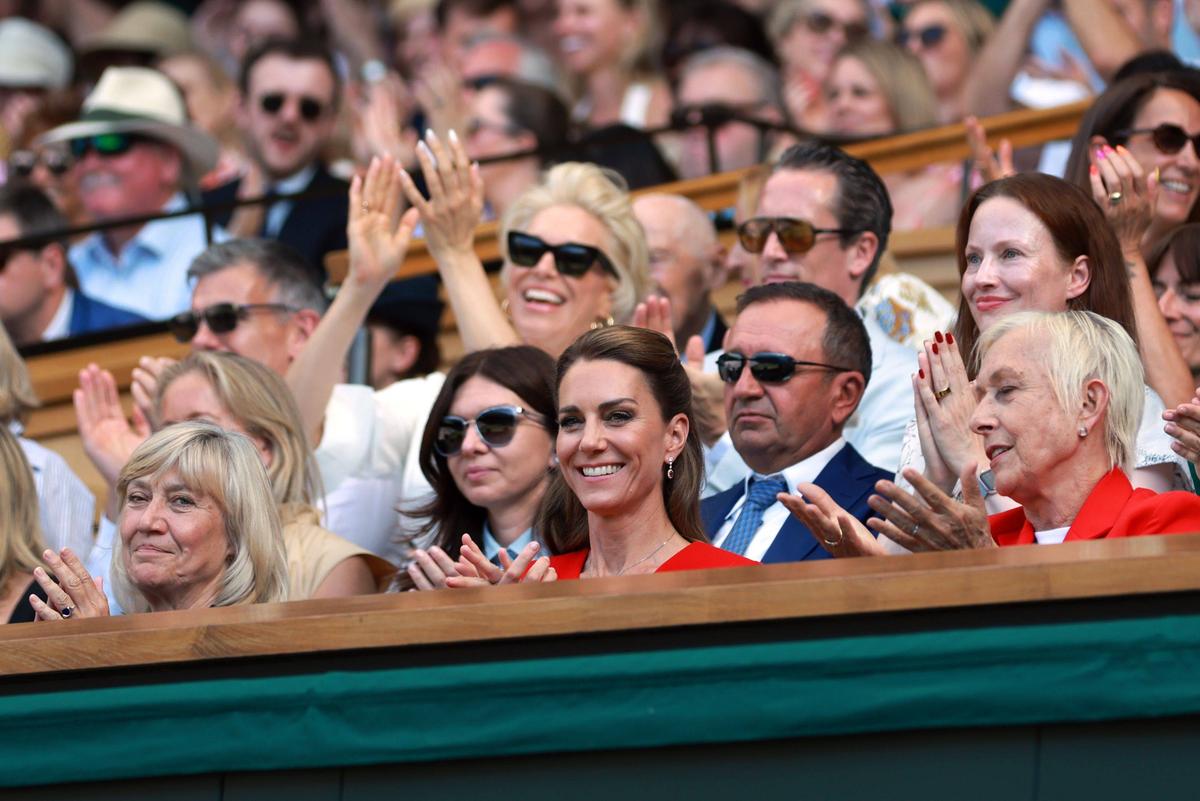 Simona Halep și Dorin Mateiu, în loja regală la Wimbledon! Imagini de la finala de sâmbătă