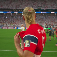 Erling Haaland, Imagini de la finalul meciului Norvegia - Anglia / FOTO: captură TV @TSN