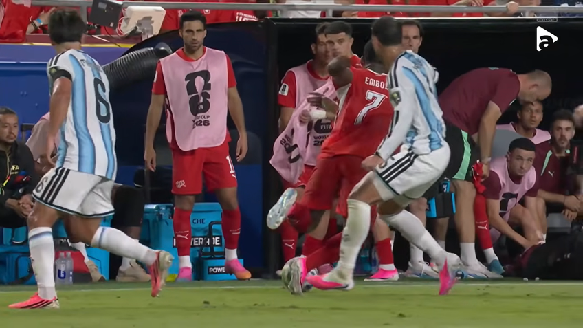 Breel Embolo, decizie de neînțeles. A simulat în Argentina - Elveția și a fost eliminat