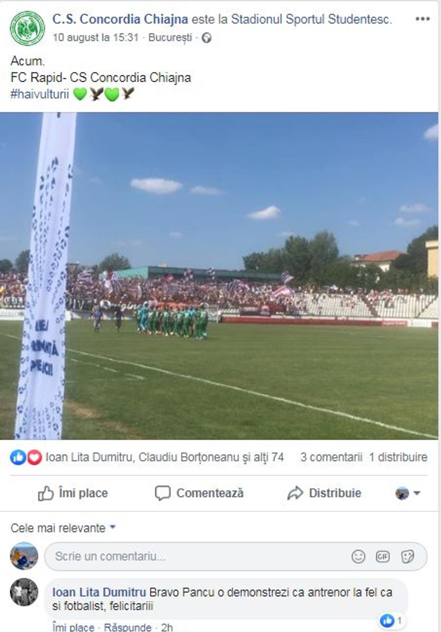 „Liță” Dumitru le face în ciudă celor de la Concordia » Mesaj pentru Daniel Pancu: „Demonstrezi și ca antrenor”