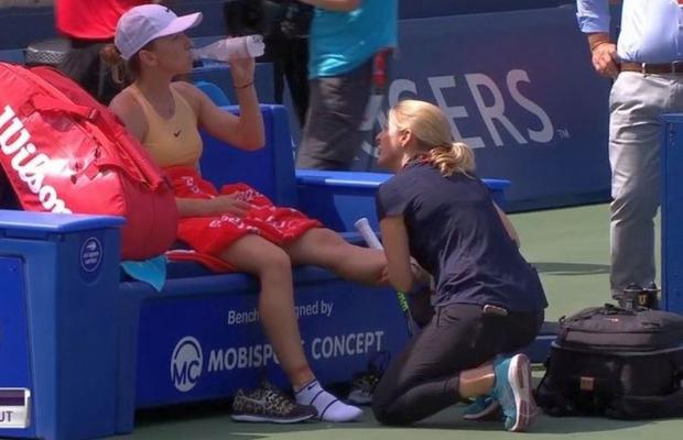 WTA CINCINNATI // Situația Simonei Halep este incertă: „Voi face un antrenament și voi vedea cum va rezista piciorul”