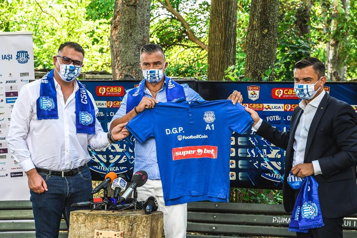 Daniel Pancu a schimbat sloganul echipei din Copou