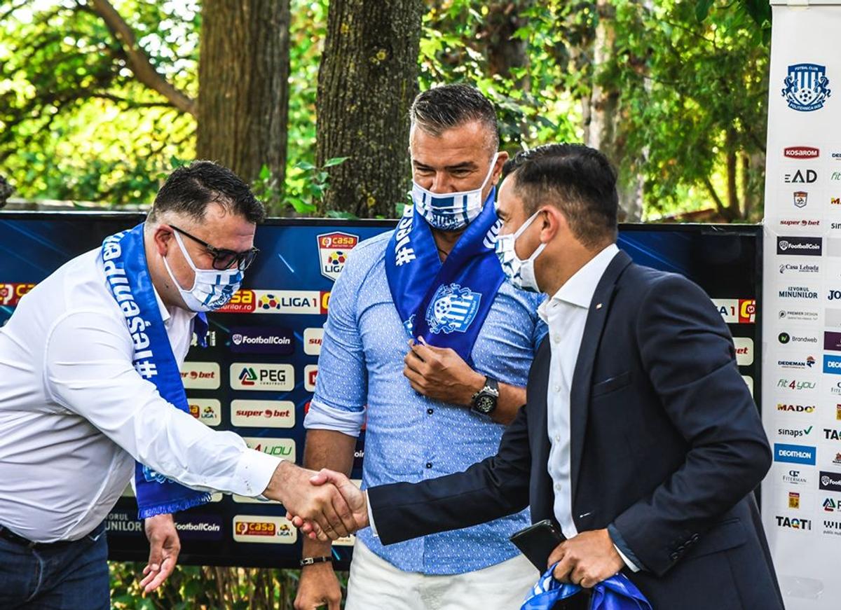 FOTO Daniel Pancu a schimbat sloganul lui Poli Iași! Ce s-a întâmplat în Copou, la prezentarea oficială