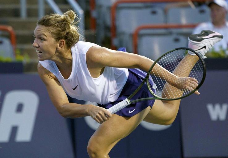 Imagini din meciul Simona Halep - Danielle Rose Collins / foto: Imago Images