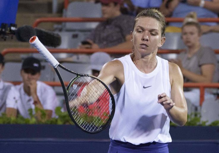 Imagini din meciul Simona Halep - Danielle Rose Collins / foto: Imago Images