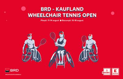 Kaufland România susține turneele din seria Wheelchair Tennis Open, organizate la Pitești și București