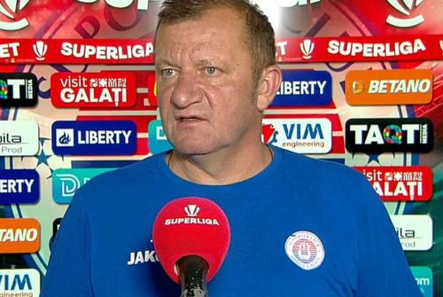Dorinel Munteanu (55 de ani) încă așteaptă prima victorie de la revenirea în Superligă. Oțelul a remizat pe teren propriu contra lui U Cluj, scor 1-1.