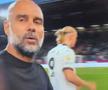 Pep Guardiola, furios la pauză cu Burnley! » S-a dus direct la Haaland, care marcase două goluri. Nici camera TV nu a scăpat