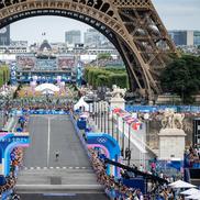 Remco Evenepoel, aur în fața Turneului Eiffel în competiția pe șosea / FOTO: Imago