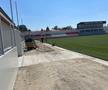 Imagini cu construcția noului stadion din Tunari