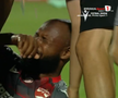 Abdallah și Politic s-au accidentat în Iași - Dinamo, foto: captură de ecran Prima Sport